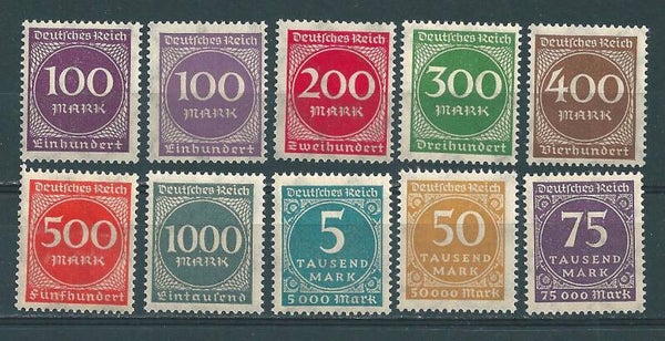 MiNr. 268-273, 274-276 postfrisch **