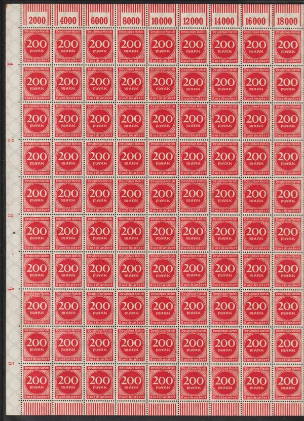 MiNr. 269 postfrischer ** Bogen, LOB