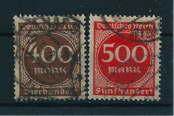 MiNr. 271, 272 gestempelt, geprüft
