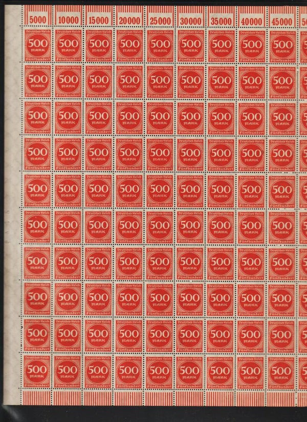 MiNr. 272 postfrischer Bogen