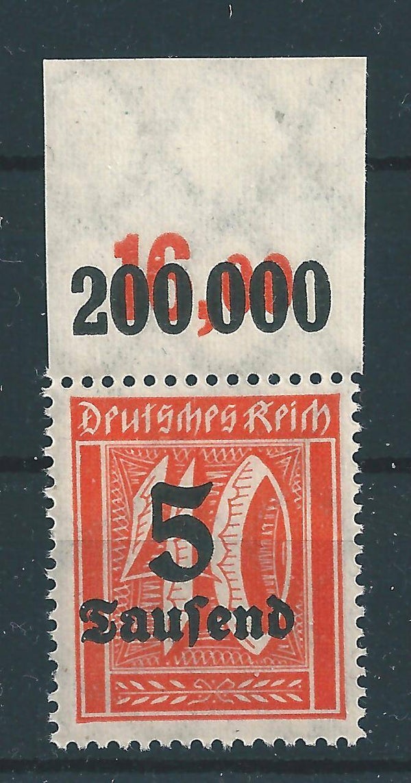 MiNr. 277 postfrisch ** Oberrand