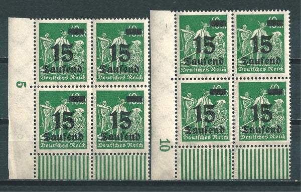 MiNr. 279 Wb postfrisch ** Bogenecken