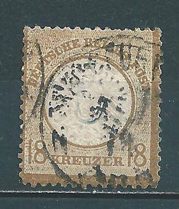 MiNr. 28 gestempelt, geprüft Krug BPP