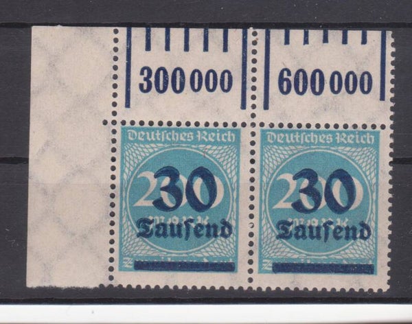 Minr. 285 Oberrand postfrisch **, Abart