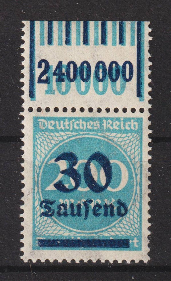 MiNr. 285 postfrisch ** Oberrand 1'11'1/1'5'1