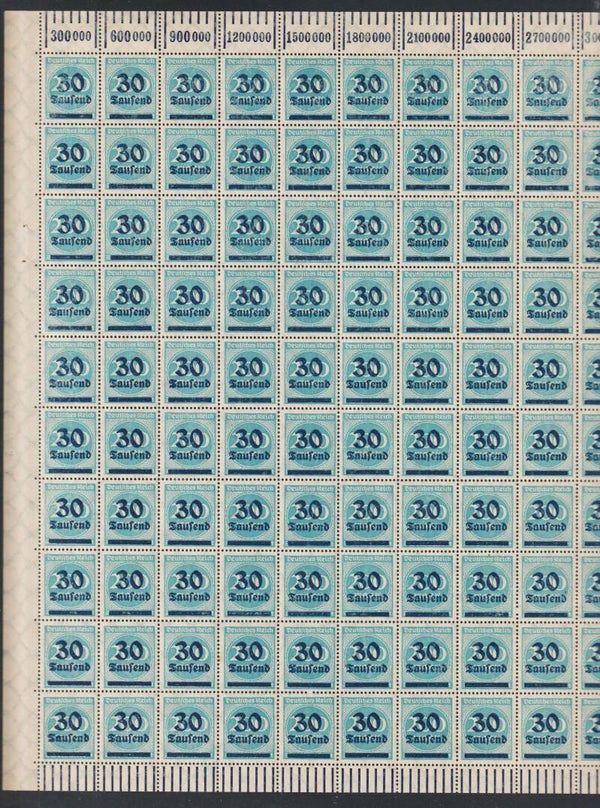 MiNr. 285 postfrischer Bogen