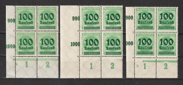 MiNr. 290 postfrich ** Formnummer 4, 7, 8