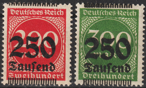 MiNr. 292, 293 postfrisch **