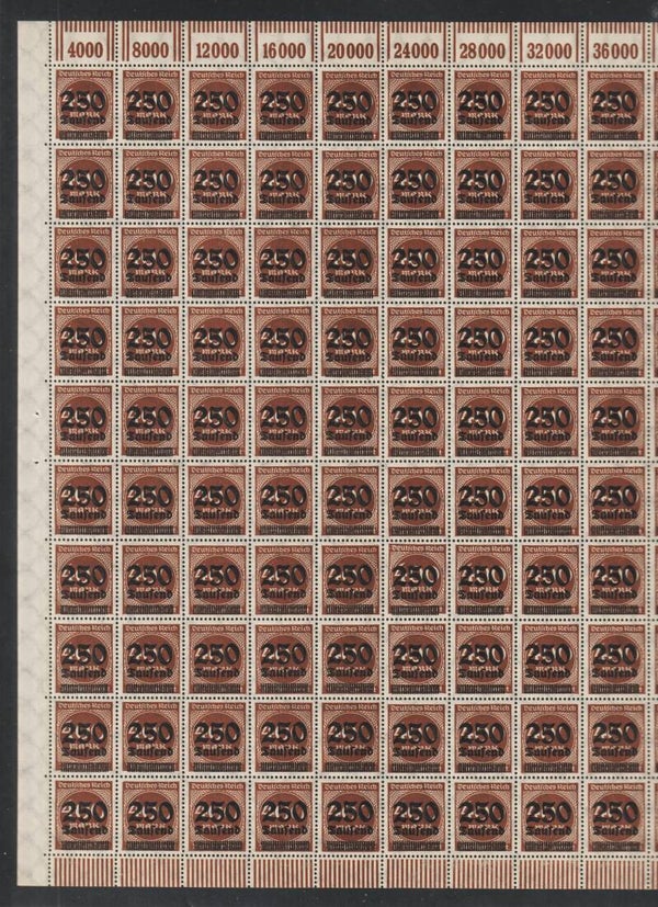 MiNr. 294 postfrischer Bogen