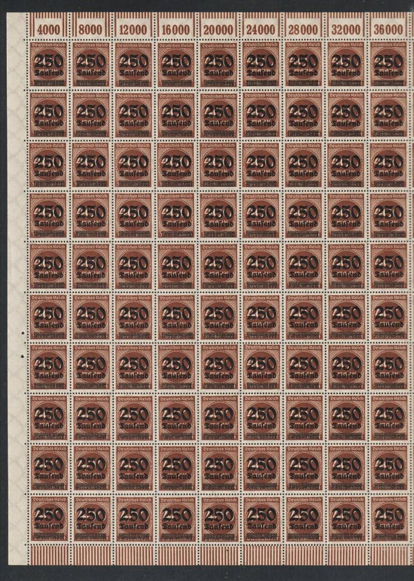 MiNr. 294 postfrischer Bogen