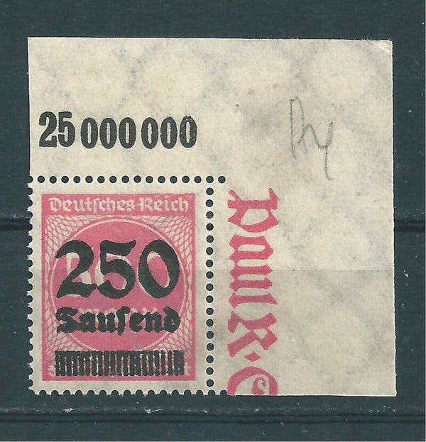 MiNr. 295 postfrisch, T+a von Tausend verbunden