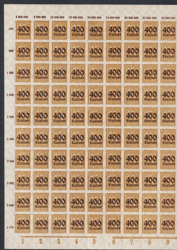MiNr. 298 postfrischer ** Bogen