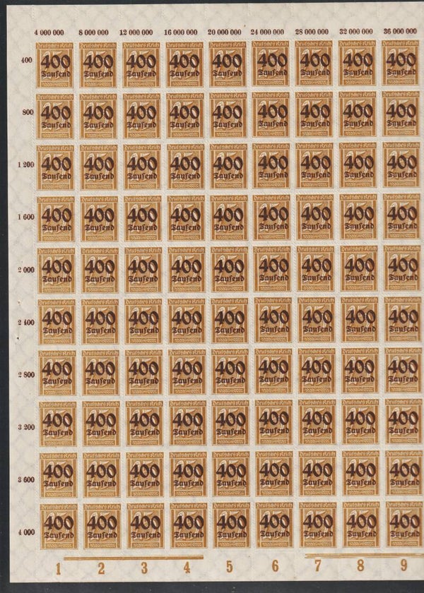 MiNr. 298 postfrischer ** Bogen
