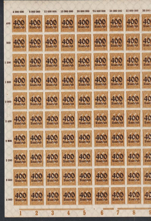 MiNr. 299 postfrischer ** Bogen