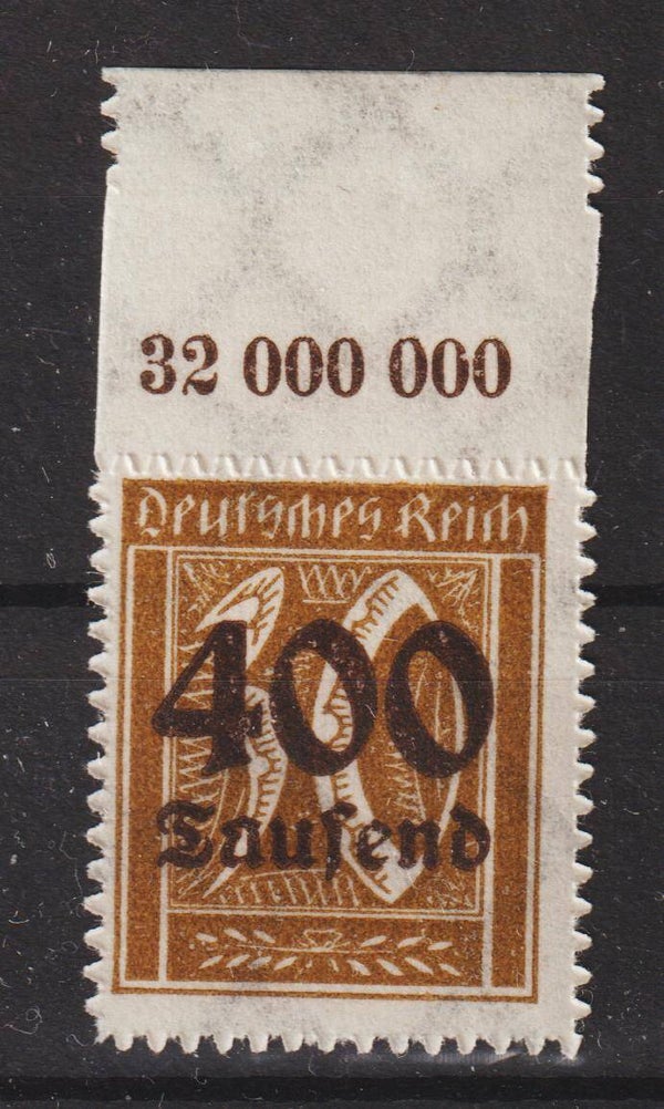 MiNr. 299 postfrisch ** Oberrand