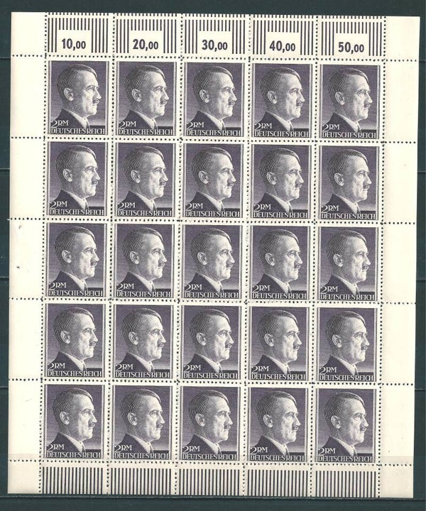 MiNr. 800 A postfrischer ** Bogen