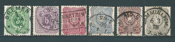 MiNr. 31-36 gestempelt