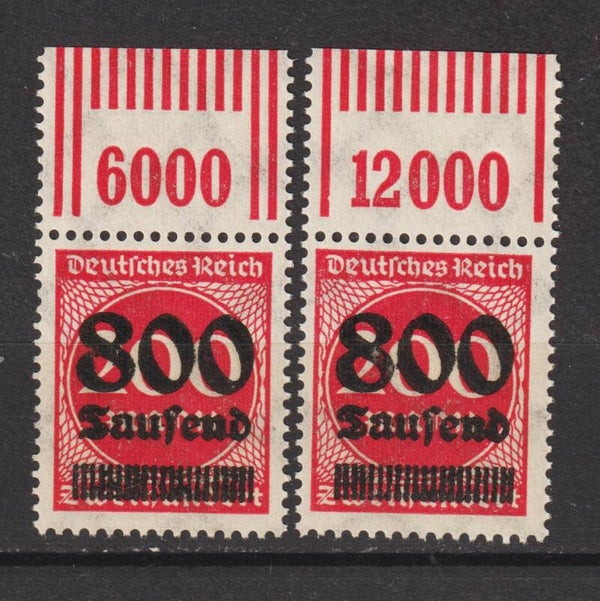MiNr. 303 Oberrand postfrisch OPD Hamburg 2/9/2-1/11/1