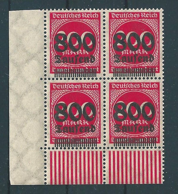 MiNr. 303 postfrisch, Plattenfehler II