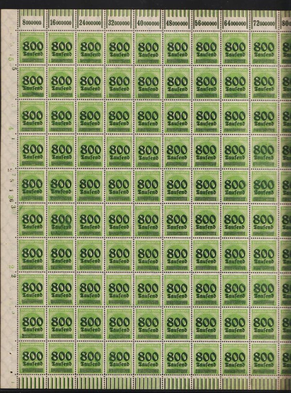 MiNr. 306 postfrischer ** Bogen