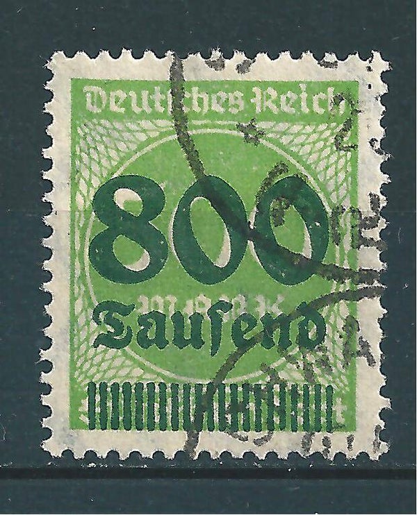 MiNr. 307 Stempel FALSCH, Lückenfüller