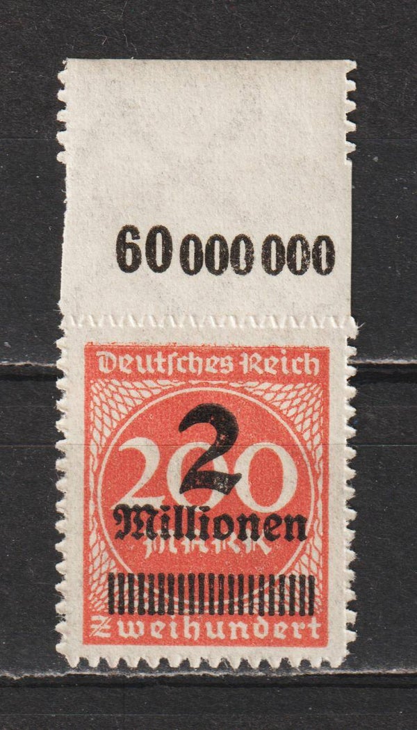 MiNr. 309 Bb Oberrand postfrisch, geprüft
