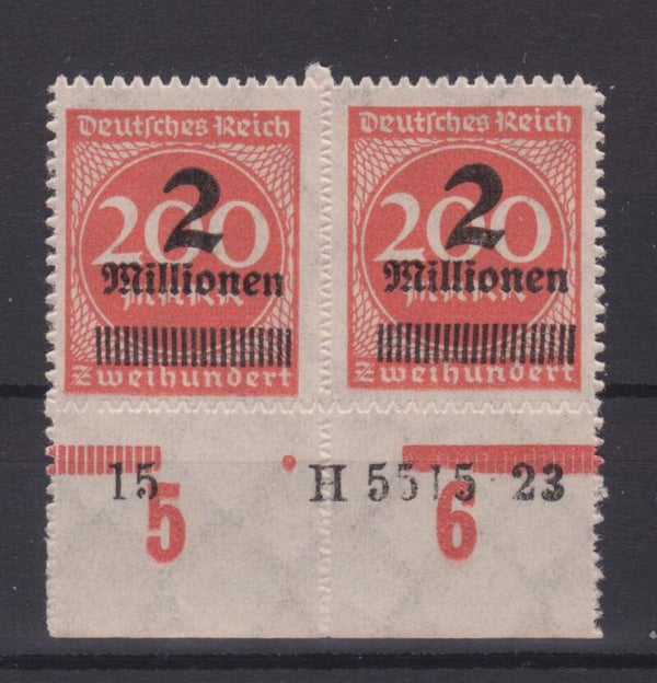 MiNr. 309 Bb HAN H 5515.23 ** geprüft Bechtold BPP