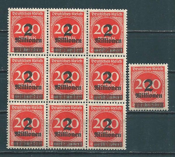 10 mal MiNr. 309 Pc postfrisch ** (0254)
