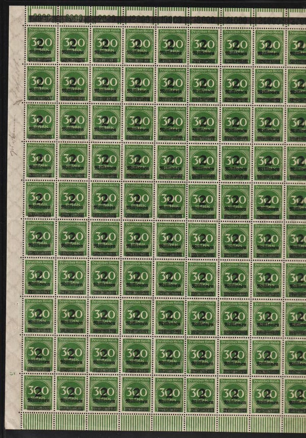 MiNr. 310 ** Bogen, OPD Frankfurt