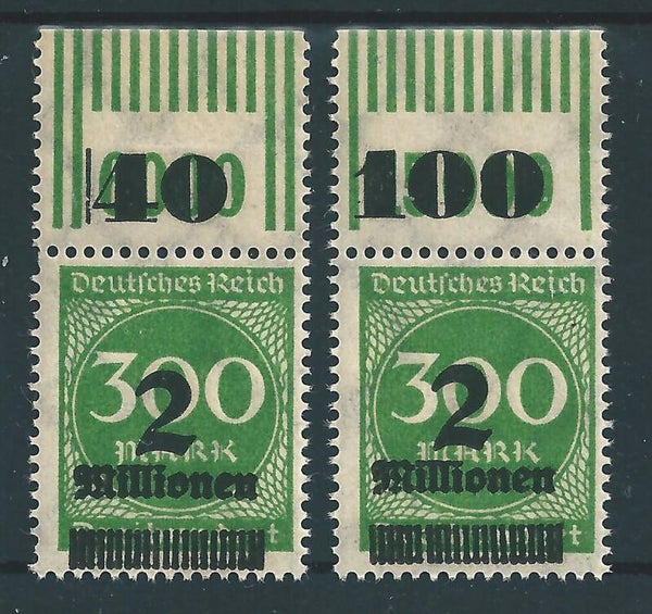 MiNr. 310 postfrisch ** Oberrand, OPD Stettin