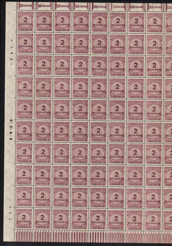 MiNr. 315 W postfrischer ** Bogen