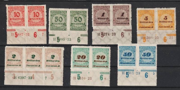 MiNr. 318-330 B HAN postfrisch **
