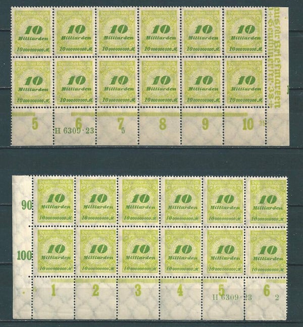 MiNr. 328 A HAN H 6309.23 Formnummer 5-39 + 6-2