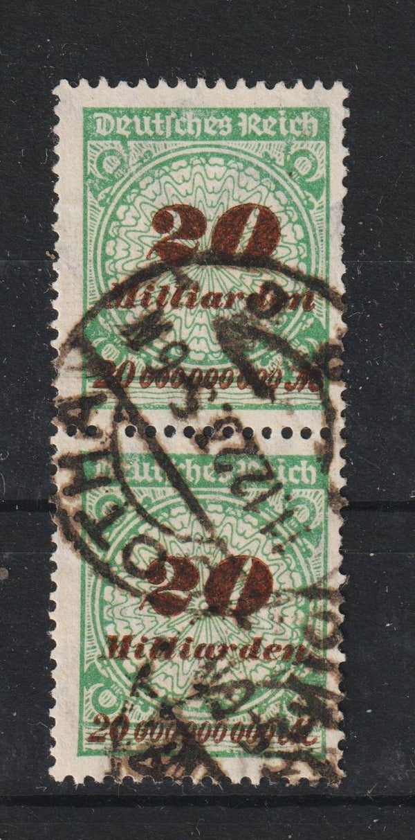 MiNr. 329 W gestempelt, geprüft