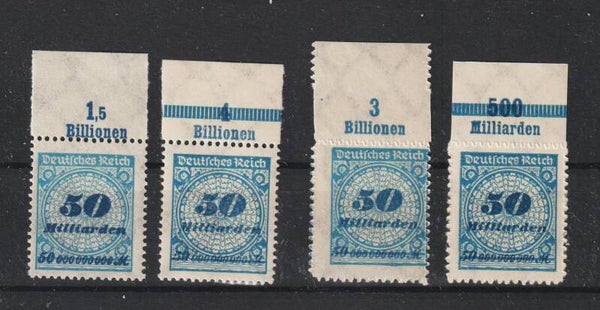 MiNr. 330 Oberrand A ORA/B, B ORA/B
