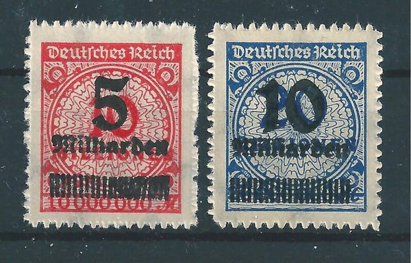 MiNr. 334-335B postfrisch **