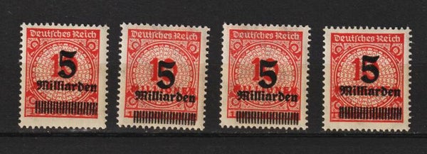 MiNr. 334 HT + PE 1-3 postfrisch **