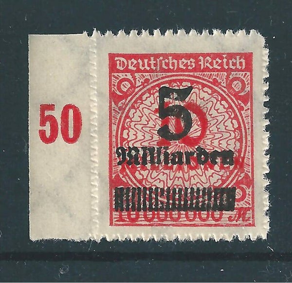 MiNr. 334 B postfrisch, Plattenfehler