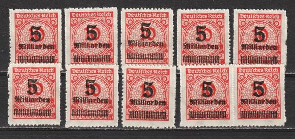10 mal MiNr. 334B postfrisch **