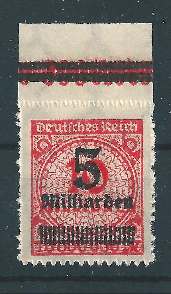 MiNr. 334 B Oberrand postfrisch, OPD München