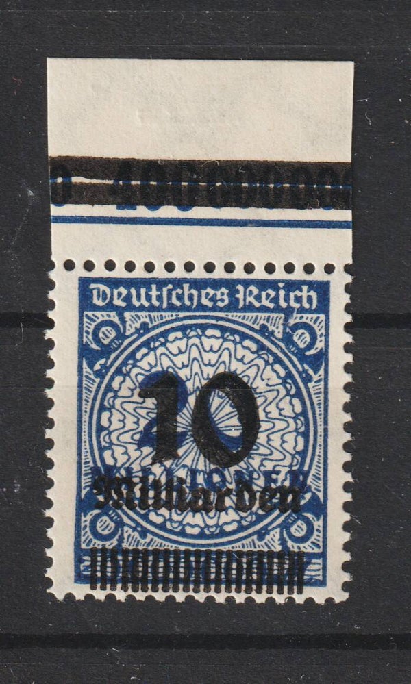 MiNr. 335 A Oberrand C postfrisch, OPD München, geprüft