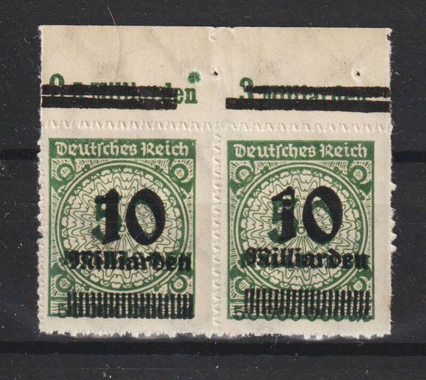 MiNr. 336 B ungebraucht * Oberrand OPD München