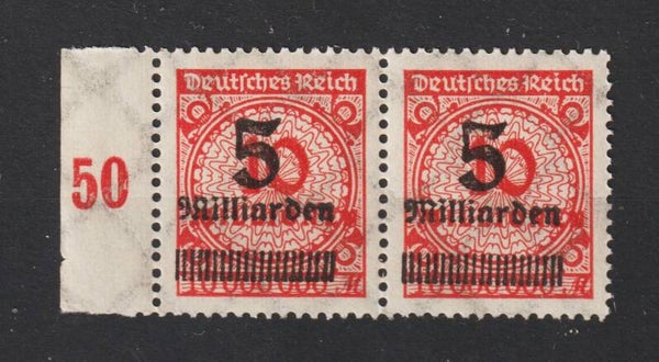 MiNr. 334 postfrisch **, Aufdruckfehler