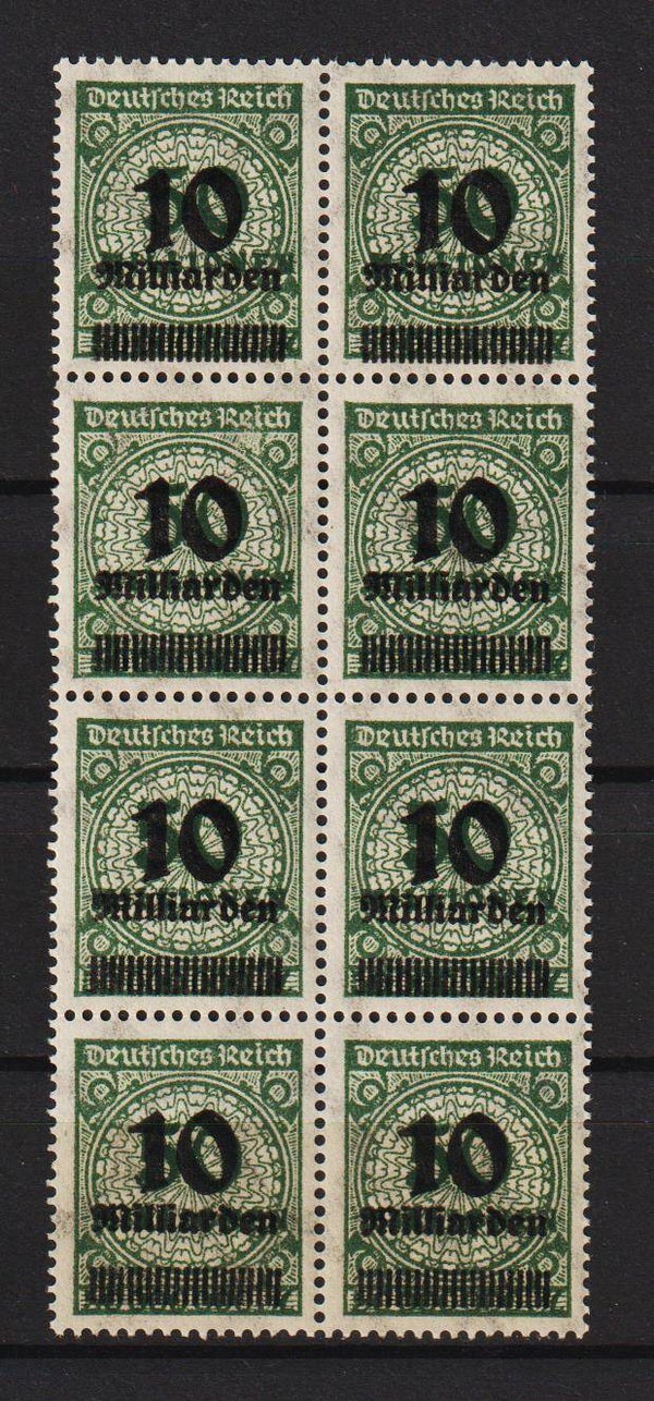 MiNr. 336 W postfrischer Achterblock