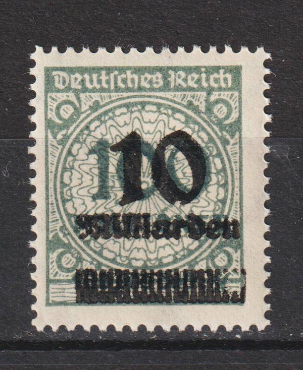 MiNr. 337 postfrisch, Plattenfehler: 0 unten eingekerbt