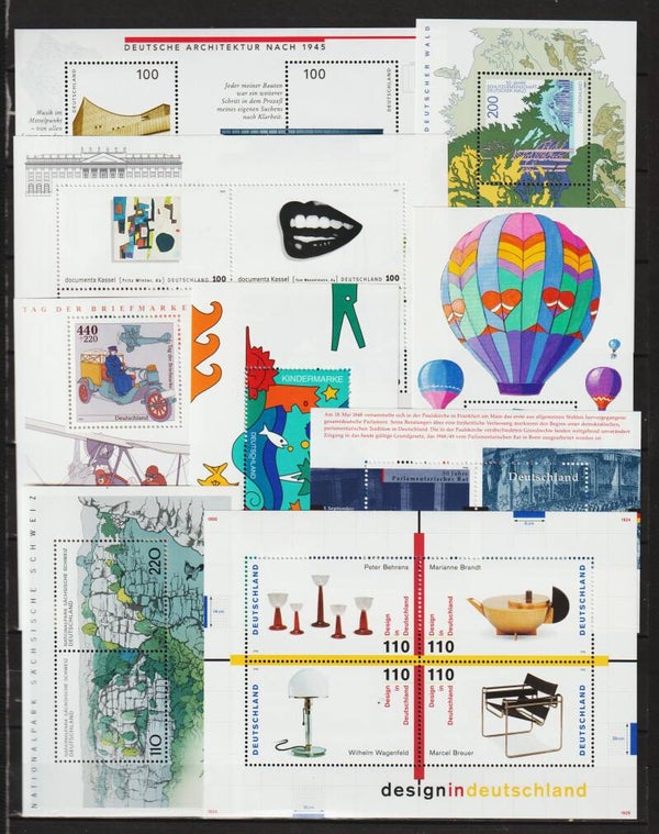 Block 37, 38, 39, 40, 41, 42, 43, 44, 45 postfrisch **