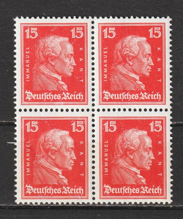 MiNr. 391 postfrisch ** Viererblock