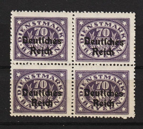 MiNr. D 42 postfrischer ** Viererblock