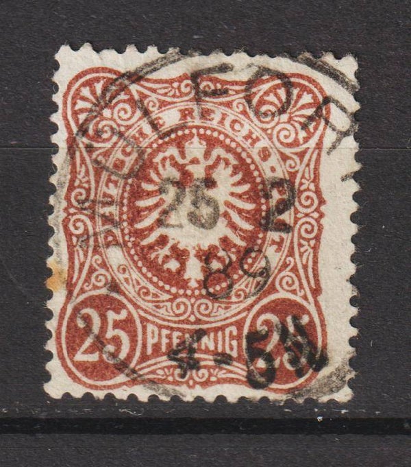 MiNr. 43 c gestempelt, geprüft