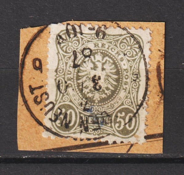 MiNr. 44 Briefstück, geprüft